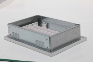 Решітка Ventlab 450х220 біла/чорна фото 1