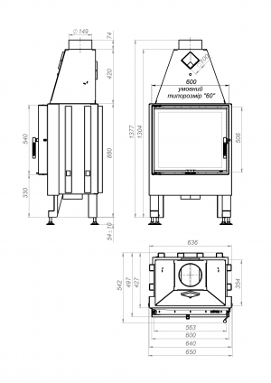 M-FIRE 60 пряма (14kW) фото 1