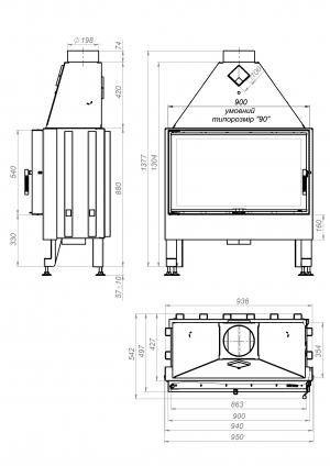 M-FIRE 90 пряма (19kW) фото 5